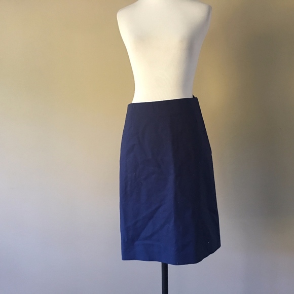 Skirt Size 16 Doncaster Blue Zipper - Picture 1 of 4
